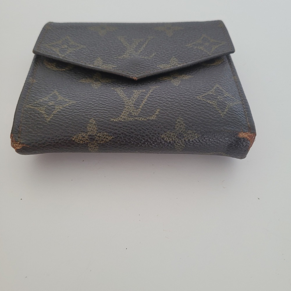 Louis Vuitton Monogram Portefeuille Elise Trifold Wallet Brown AN0960 Vintage - Picture 11 of 15
